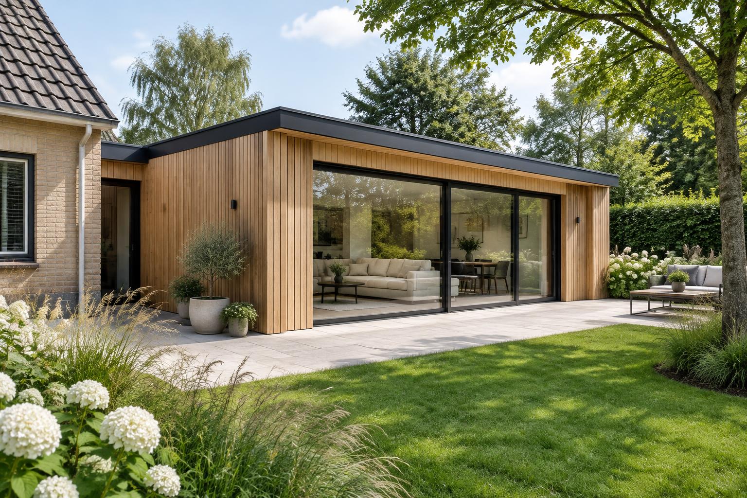 Voorbeeld aanbouw
